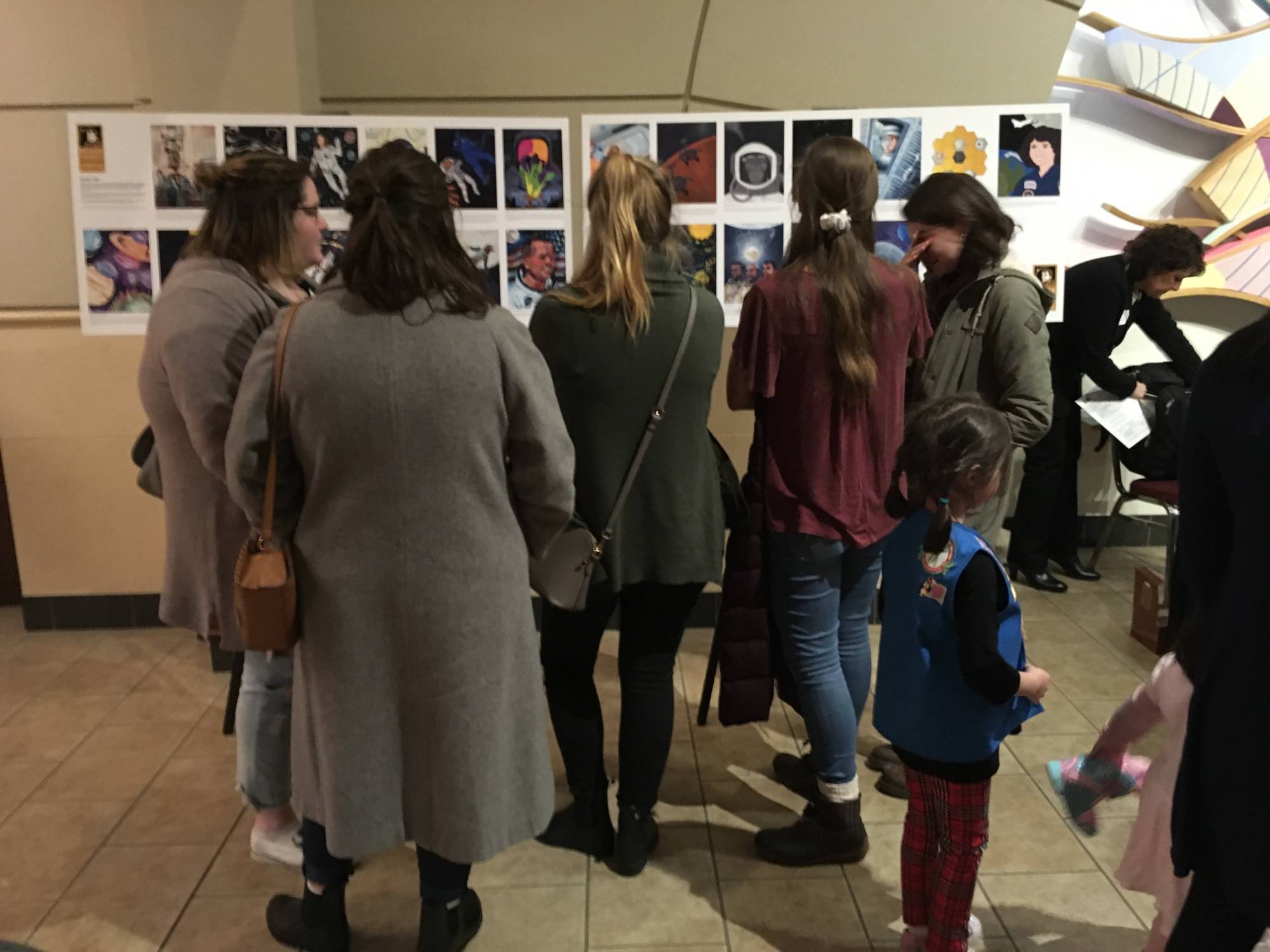 GVSU Student art presentation image